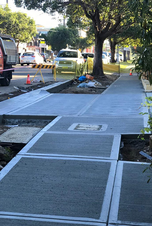 Kerb & Gutter, Footpath, etc